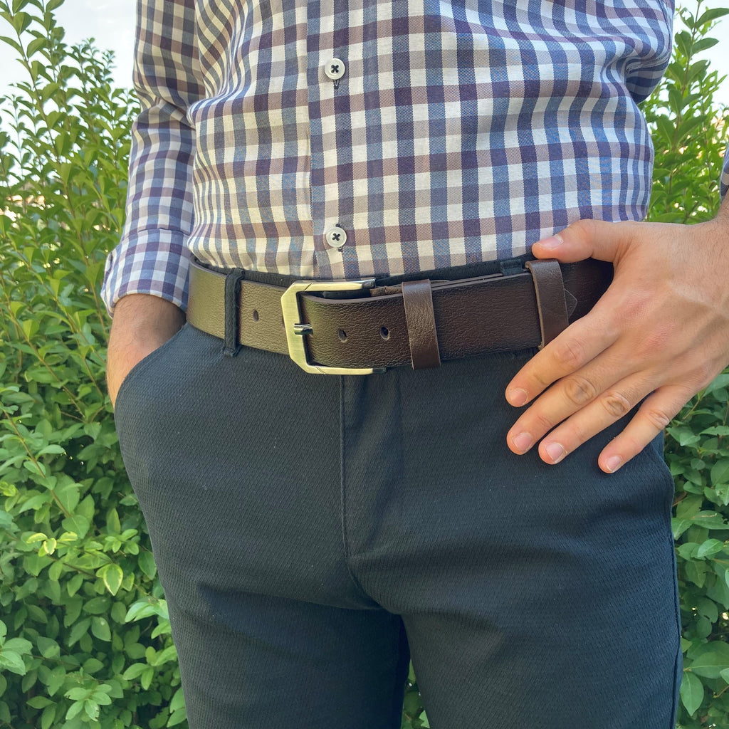 Personalized Leather Belt for Valentine's Day Gift - Custom Engraved Belt for Him, Husband Gift, Handcrafted Men's Belt, Christmas Gift