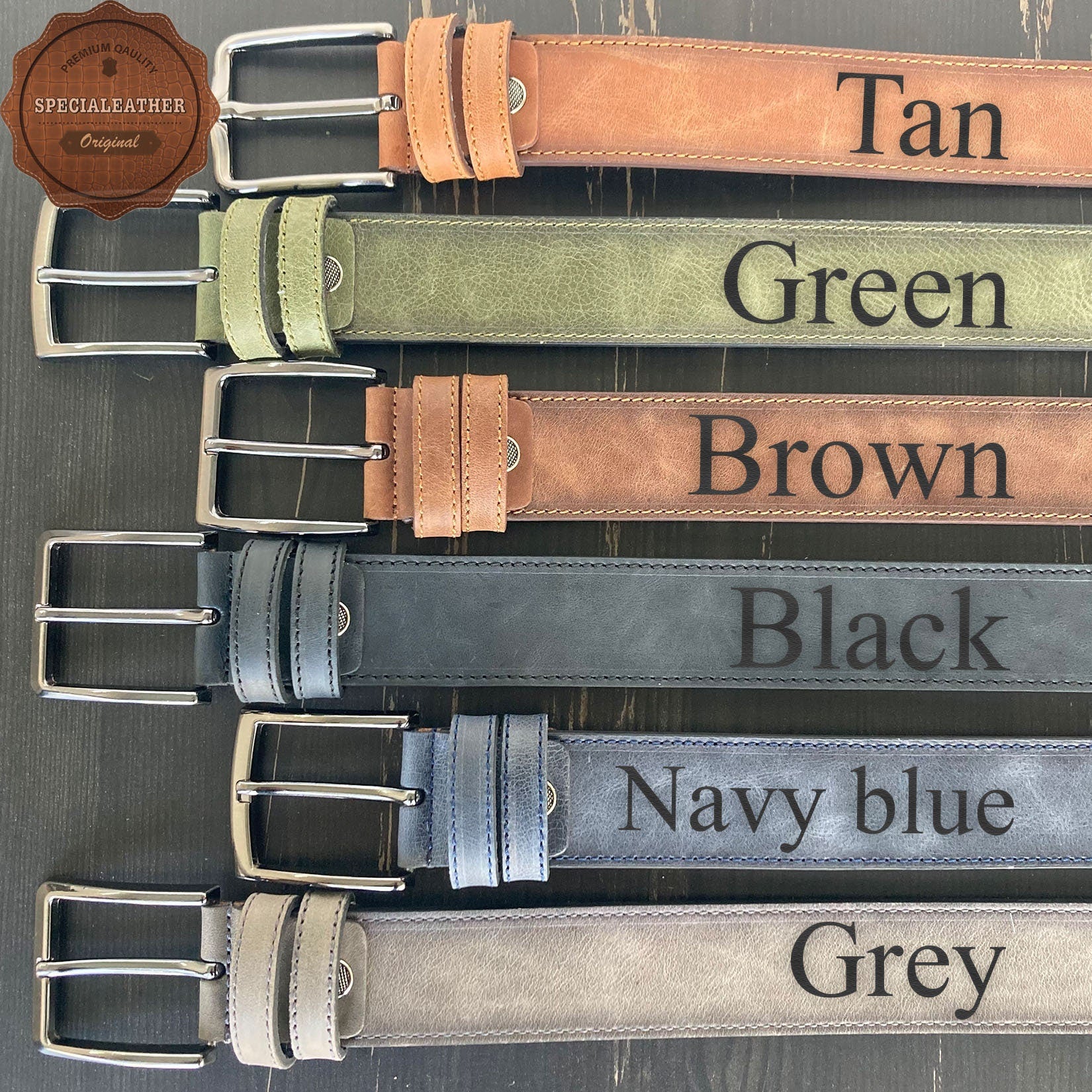 Custom Handmade Belt - Father's Day Gift - Anniversary Gift - Engraved Leather Belt - Grooms Men Gift - Genuine Leather - Gift for Boyfriend