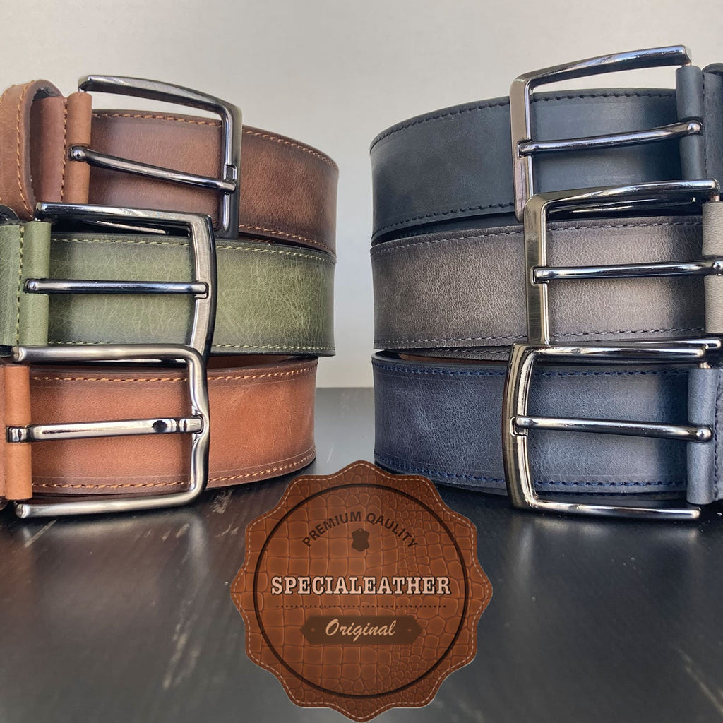 Custom Handmade Belt - Anniversary Gift - Engraved Leather Belt - Grooms Men Gift - Genuine Leather - Gift for Boyfriend - Best Man Gift
