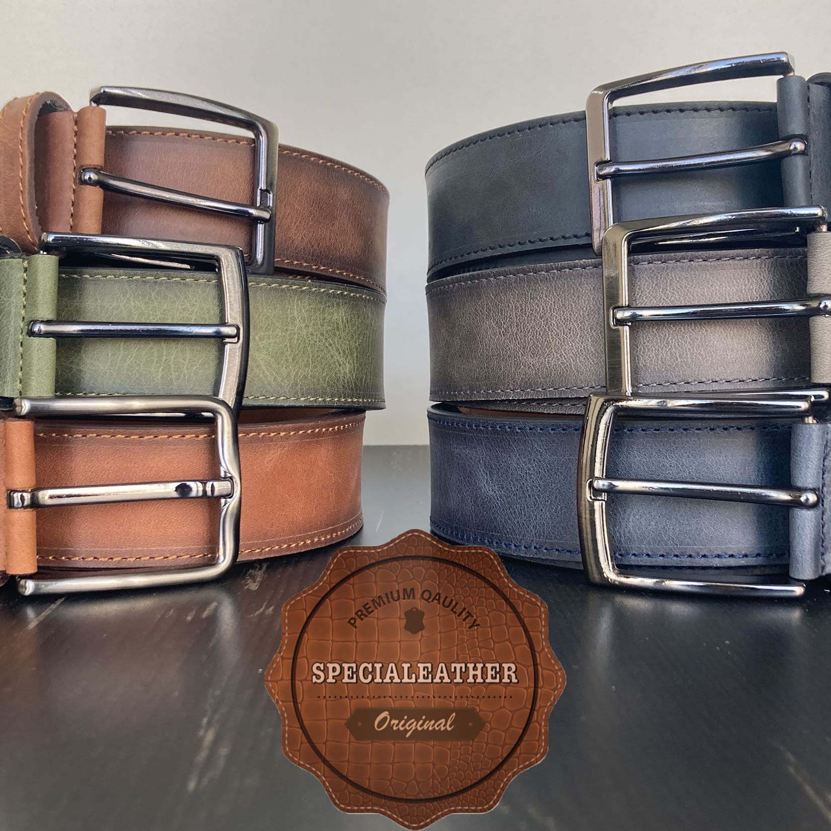 Custom Handmade Belt - Father's Day Gift - Anniversary Gift - Engraved Leather Belt - Grooms Men Gift - Genuine Leather - Gift for Boyfriend