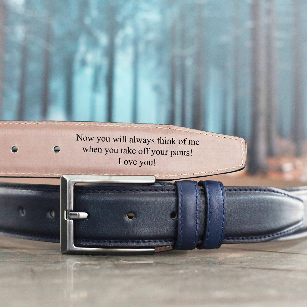 Personalized Real Leather Belt: Custom classic Belt, Men's Gift For Him, Anniversary, Valentine's Day Gift For Men