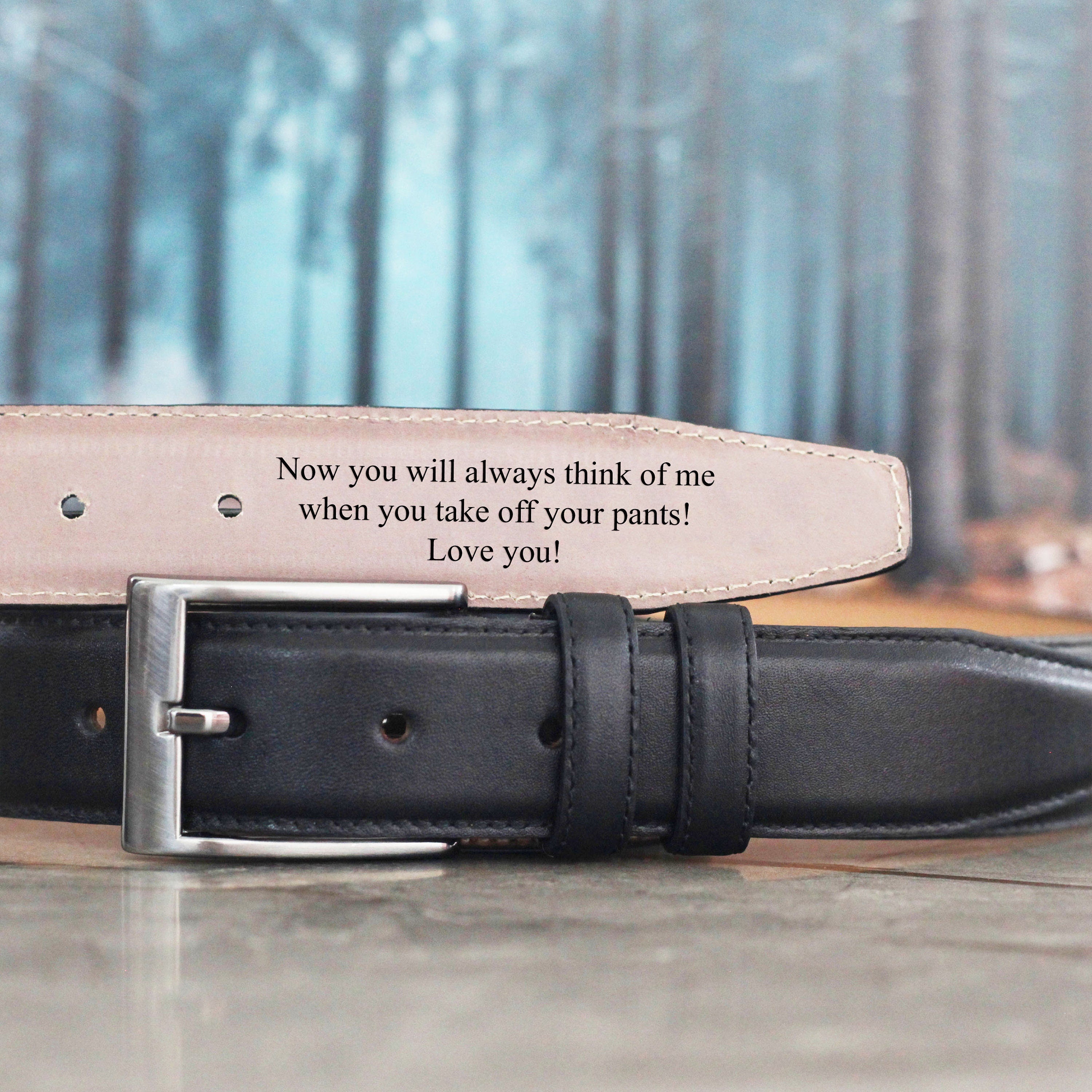 Personalized Real Leather Belt: Custom classic Belt, Men's Gift For Him, Anniversary, Valentine's Day Gift For Men