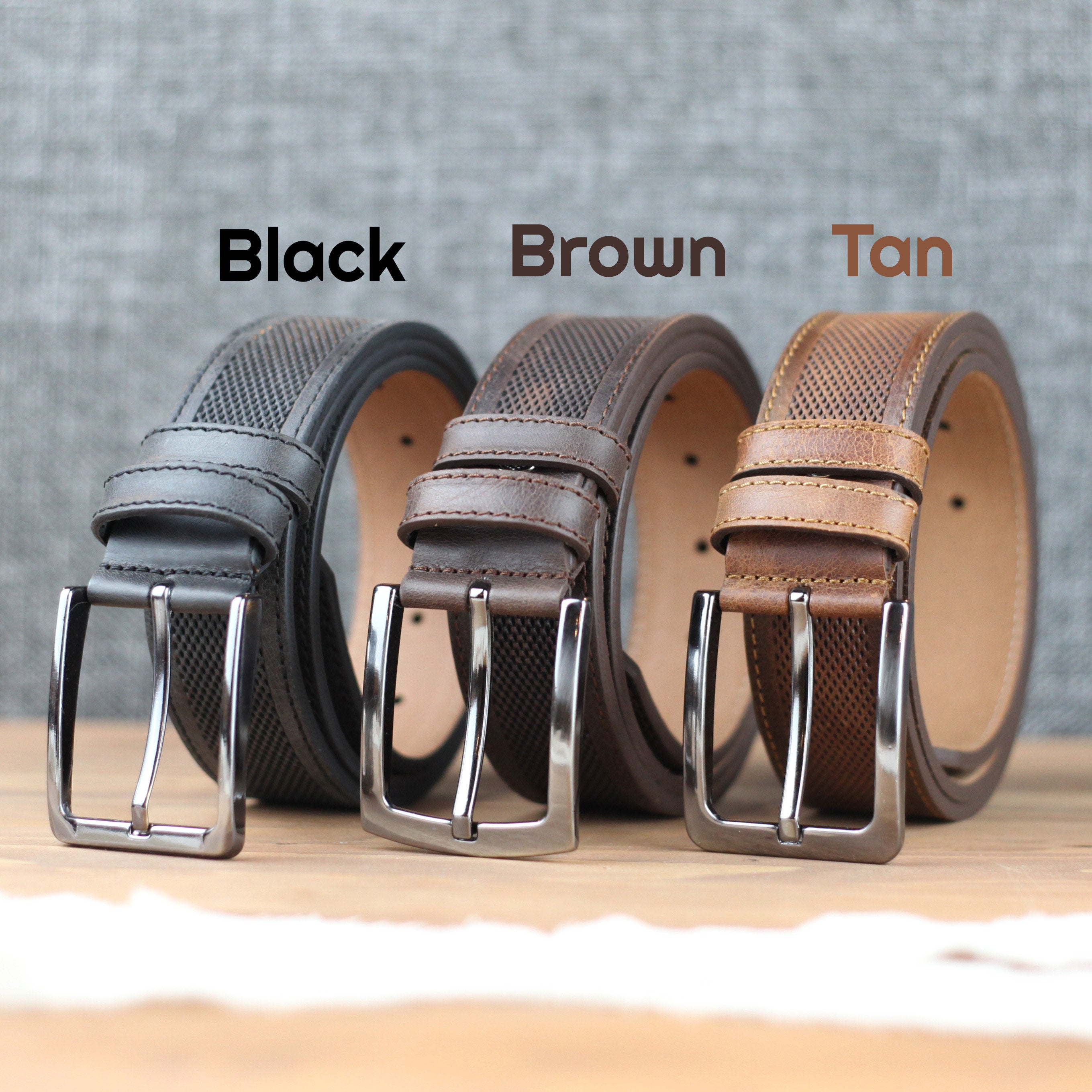 Custom Handmade Belt - Anniversary Gift - Father's Day Gift - Engraved Leather Belt -Grooms Men Gift- Genuine Leather - Gift for him
