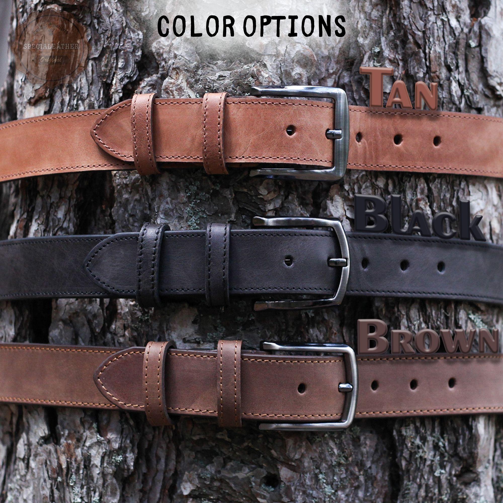 Custom Engraved Real Leather Belt - Personalized Gift for him, Father's Day, Birthdays gift, Anniversary gift, Valentine's Day
