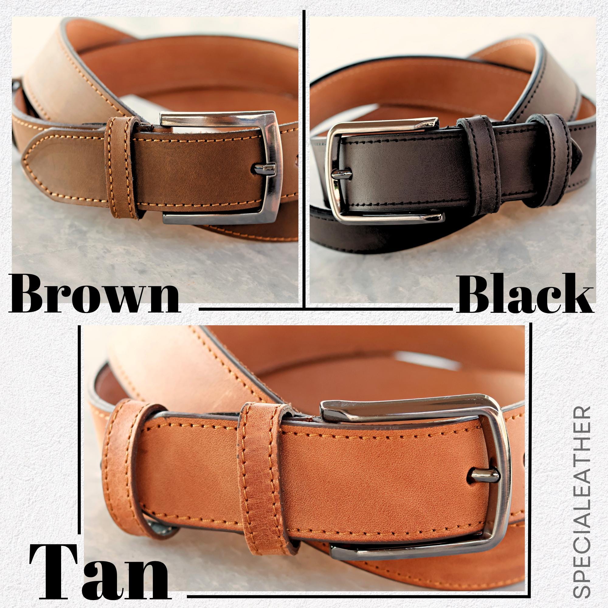 Personalized Engraved Leather Belt for Groomsmen, Wedding Party Gift