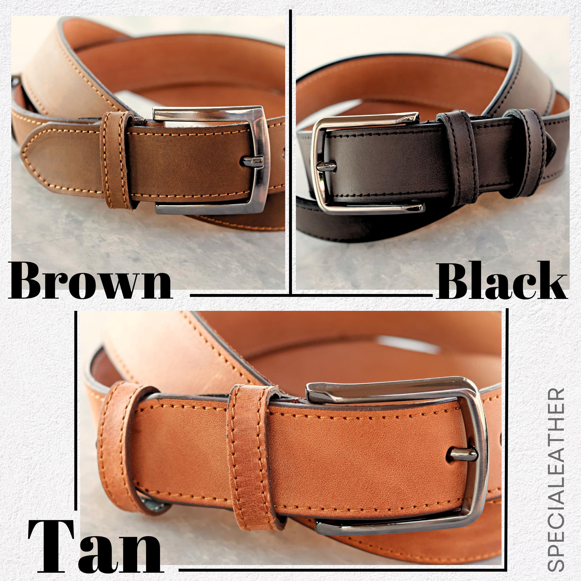 Personalized Leather Belt for Men | Custom Engraved Gift | Handmade Anniversary Belt | Valentine's Day Gift for Husband