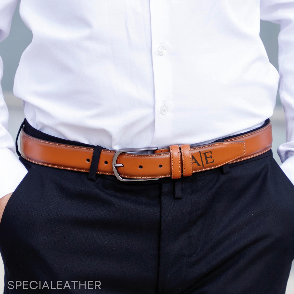 Personalized Leather Engraving Belt - Groomsmen Gift, Wedding Day Gift for Him, Custom Engraved, Gift for Him, Birthday, Anniversary