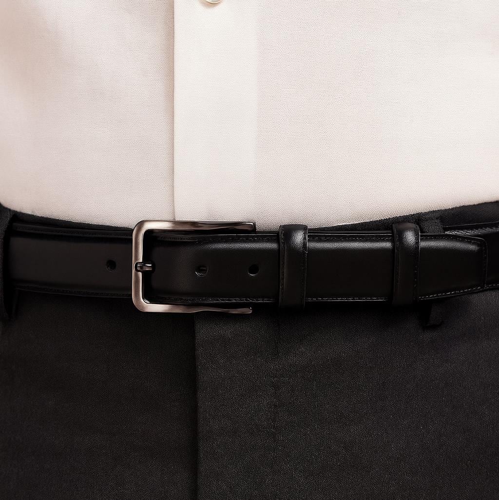 Custom Genuine Leather Belt - Classic Men's Accessory - Personalized Gift for Him - Anniversary, Wedding, Valentine's Day, Grooms Men Gift